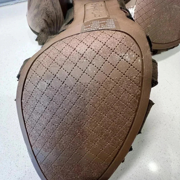 Style & Co Olive Suede Slingback Heels Size 10 - Picture 9 of 16